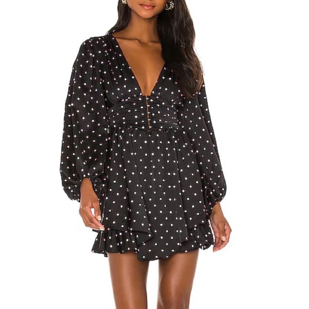 NWT For Love & Lemons Carissa Mini Dress